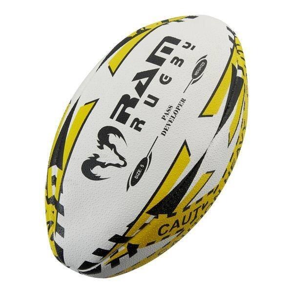 Aangooi Training rugbybal - Verzwaarde bal - (800gram) Nr. 1 Rugby Brand®