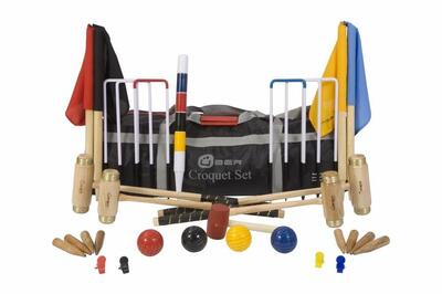 Junior executive croquet set - engels met tas ontworpen in uk