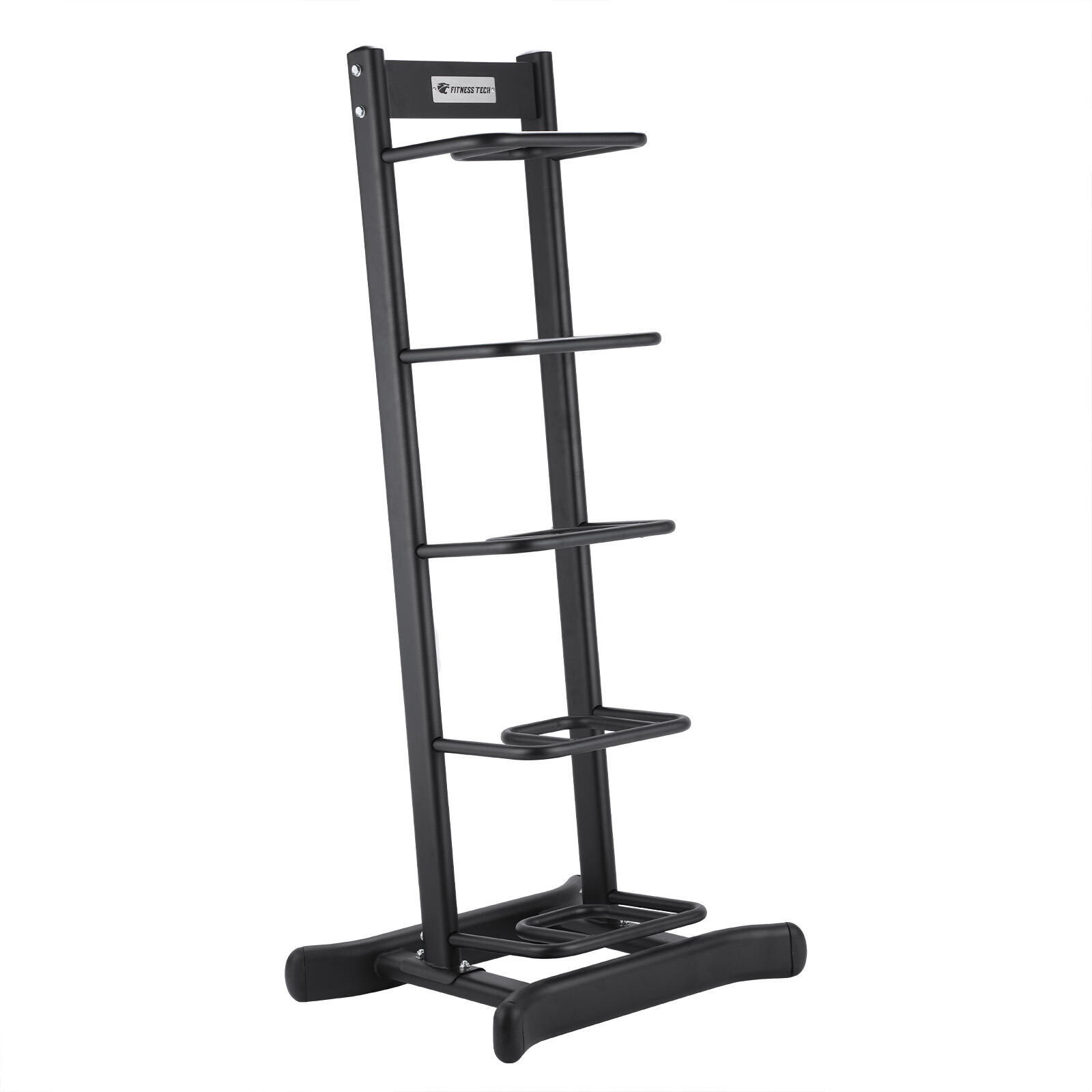 Suporte / rack para bola medicinal preto fitness tech