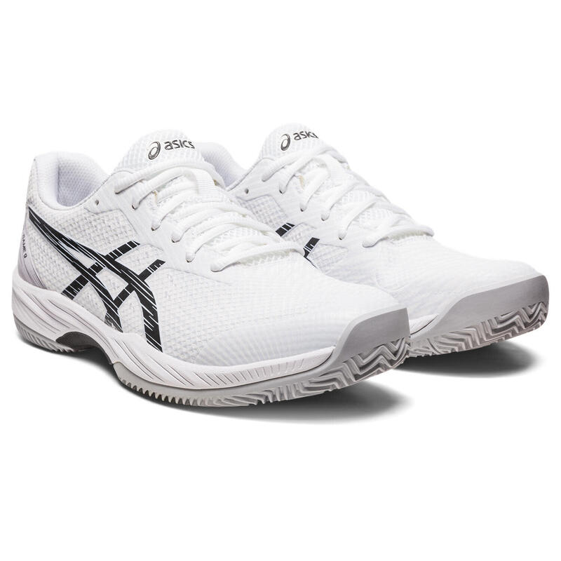 Chaussures de tennis Hommes Asics Gelgame 9 Clayoc Blanc