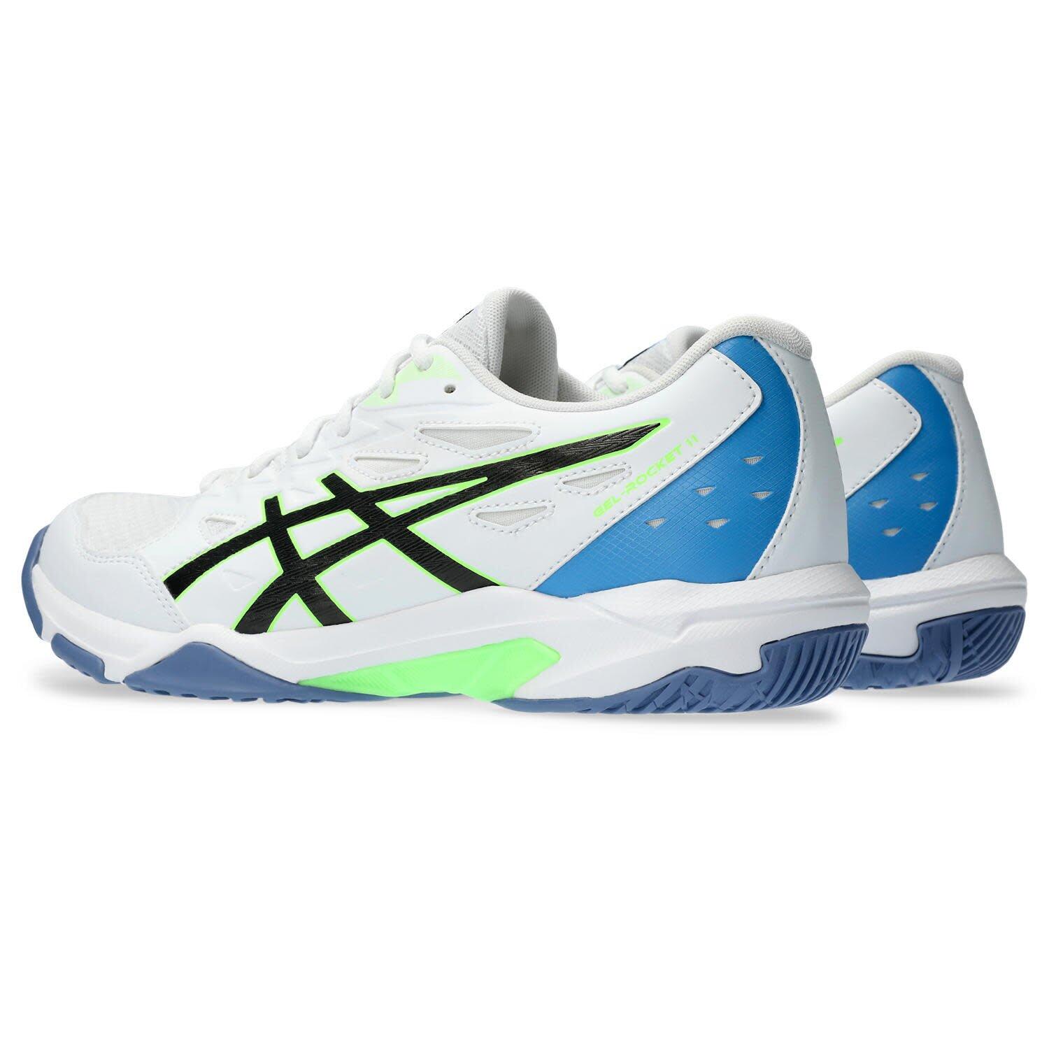 Sport En Salle Homme - ASICS Gel Rocket 11 - White/LimeBurst 3/7