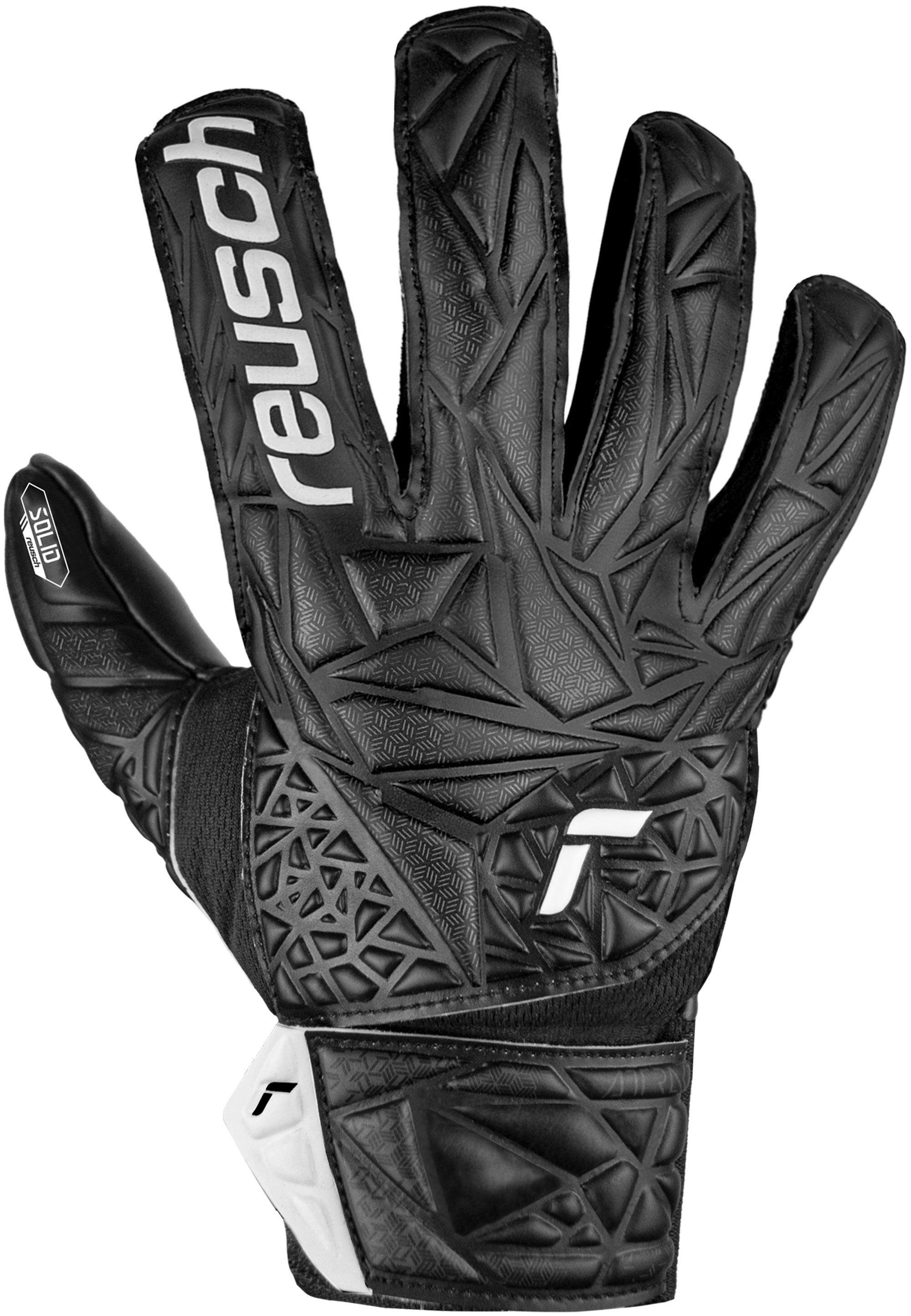 Reusch Attrakt Starter Solid Finger Support Junior Goalkeeper Gloves 2/7