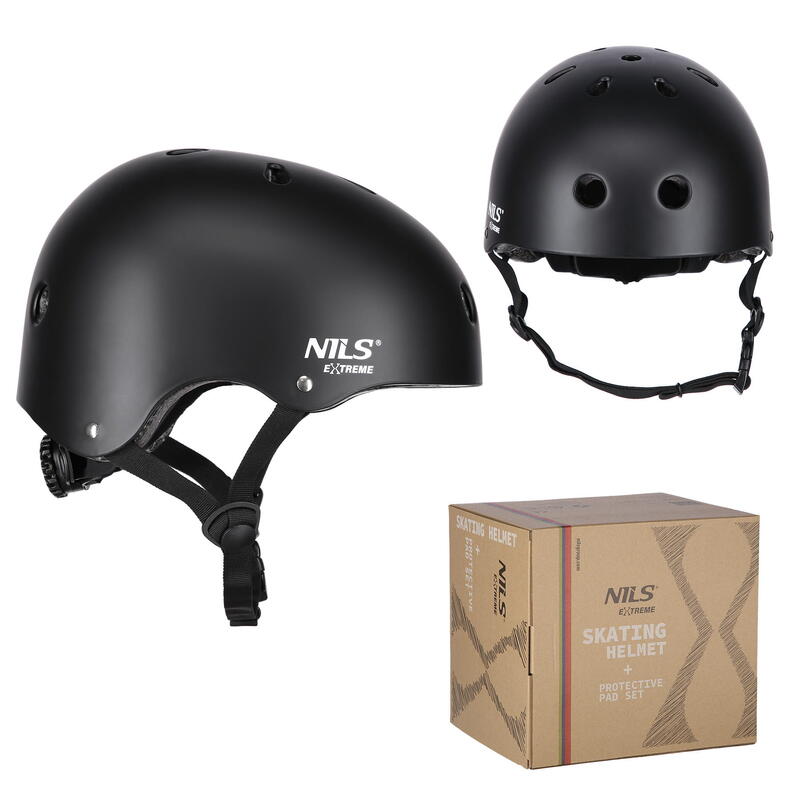 Zestaw kask z ochraniaczami Nils Extreme MR290+H230