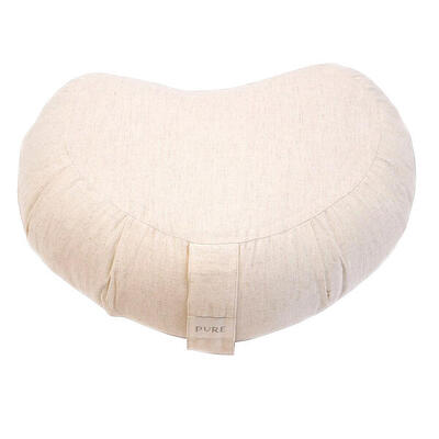 Lotus meditatiekussen teddy halve maan