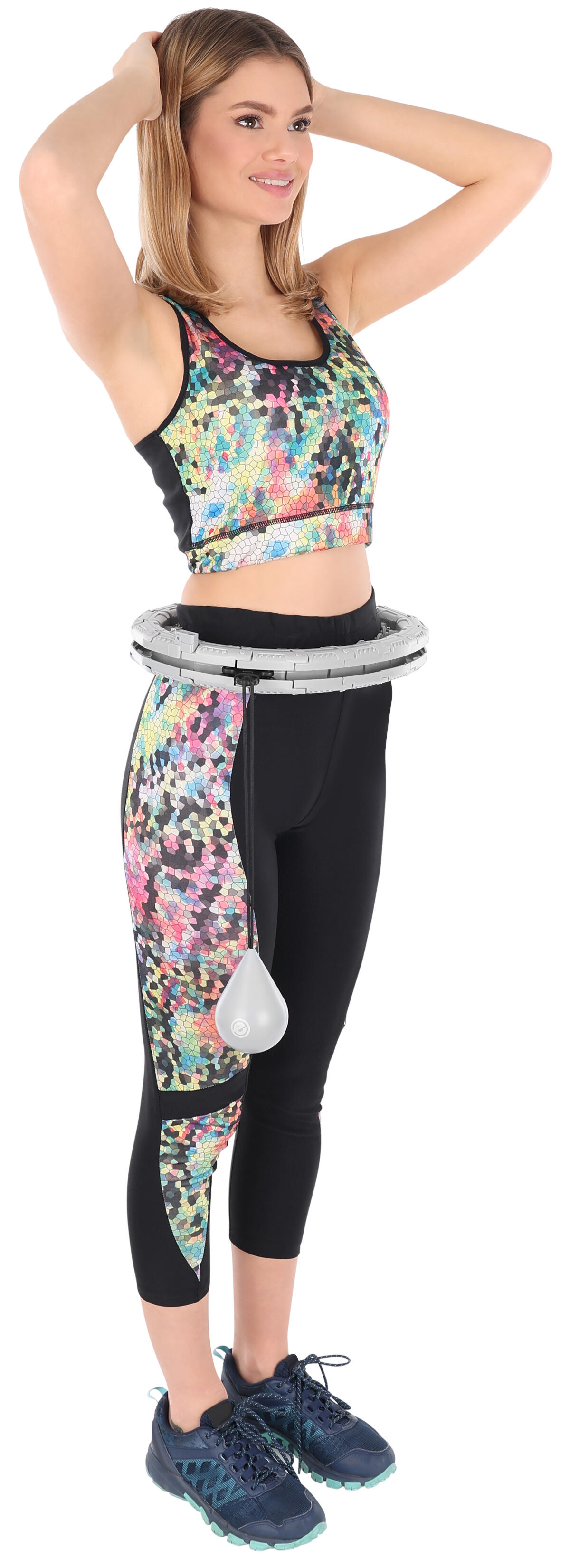 Hula hop fitness Enero Fit regulowana z obciążeniem 4/7