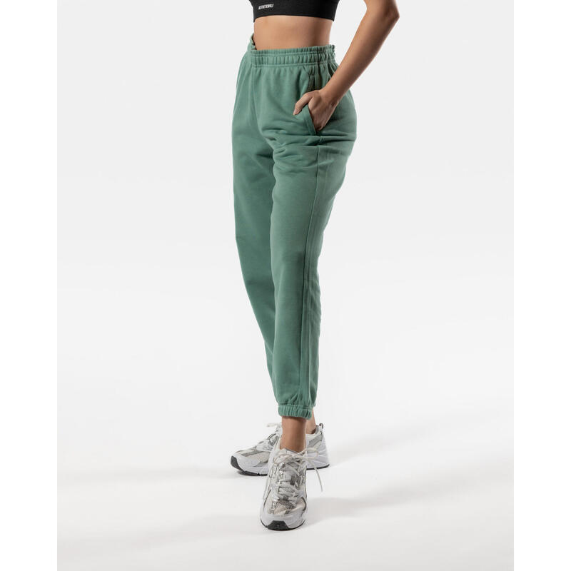 Calças Jogging Bottoms Fitness Mulheres – Verde Crepúsculo – AW Active