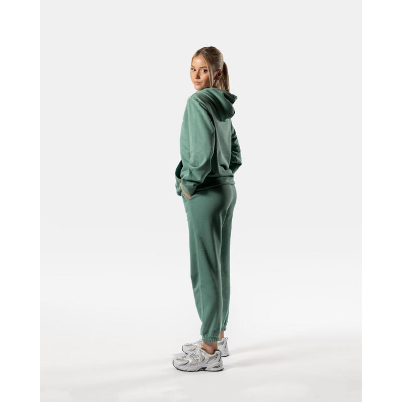 365 Oversized Hoodie Fitness Mulheres - Verde Crepúsculo - AW Active