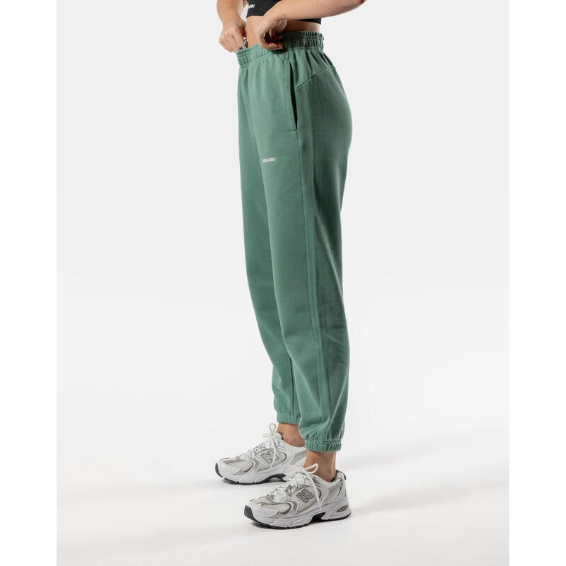 Calças Jogging Bottoms Fitness Mulheres – Verde Crepúsculo – AW Active