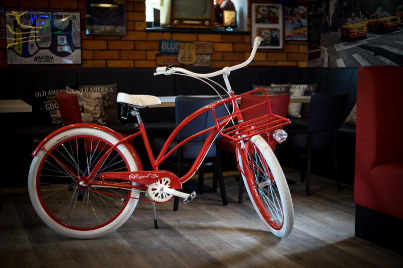 Rower beach cruiser miejski damski Ruby 4/5