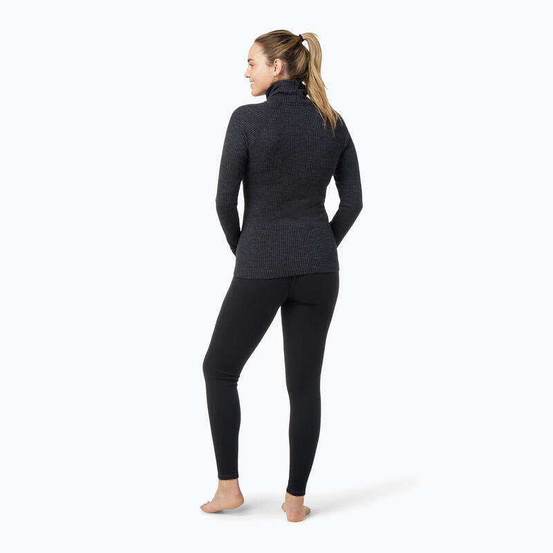 Tricou termic de damă Smartwool Thermal Merino Rib Turtleneck