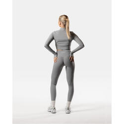 LuxForm Zip Jacket Fitness Mujer Gris - AW Active
