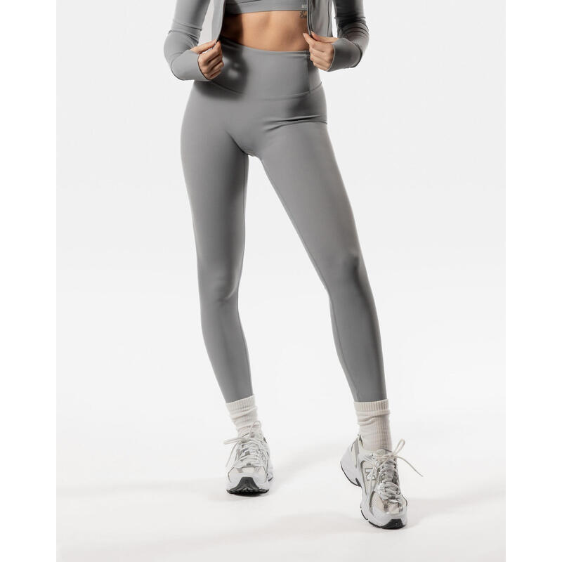 LuxForm Leggings Fitness Damen Grau - Hohe Taille - AW Active