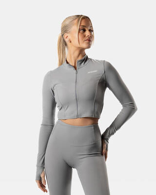 Luxform zip jacket fitness dames marine blauw - aw active