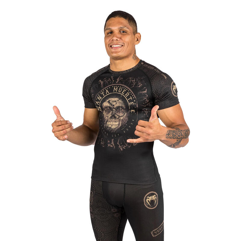 Rashguard męski Venum Santa Muerte Dark Side