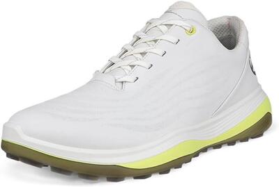 Scarpa da golf da uomo Ecco Golf LT1 pelle impermeabile bianca
