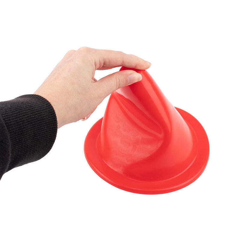 CONE HYPER SOFT (16cm - VERMELHO)