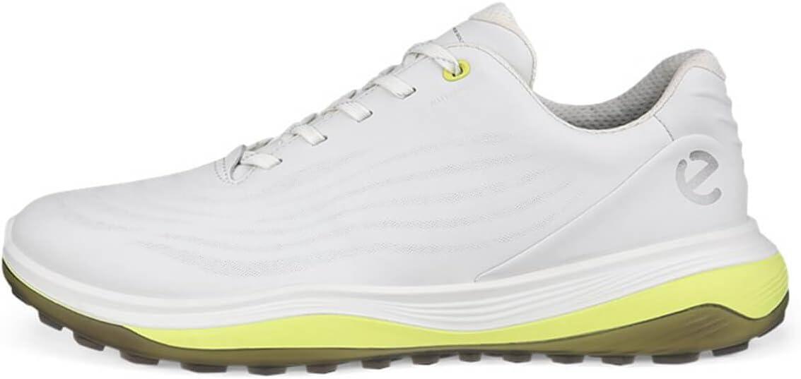 Scarpa da golf da uomo Ecco Golf LT1, pelle impermeabile, bianca 2/3