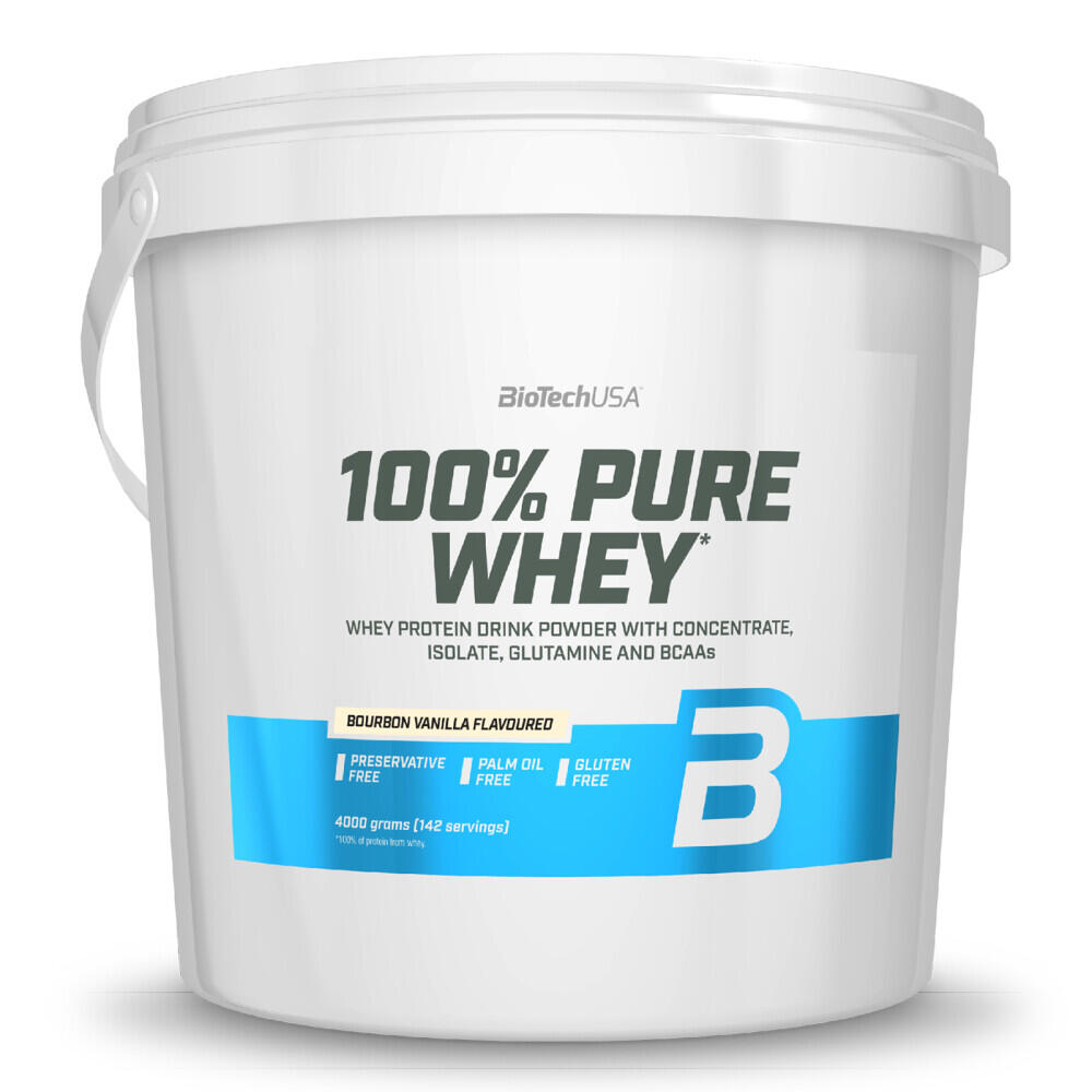 BIOTECHUSA Wei-eiwit - 100% Pure Whey (4kg) - Vanille