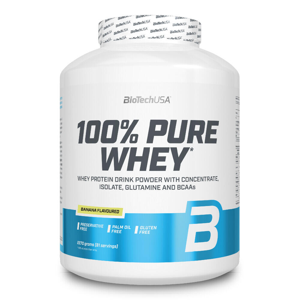 BIOTECHUSA 100% pure whey - 2.27kg Banana da Biotech USA