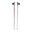 Nordic walking botok Fizan Runner fekete és rózsaszín S22 CA06 120 cm