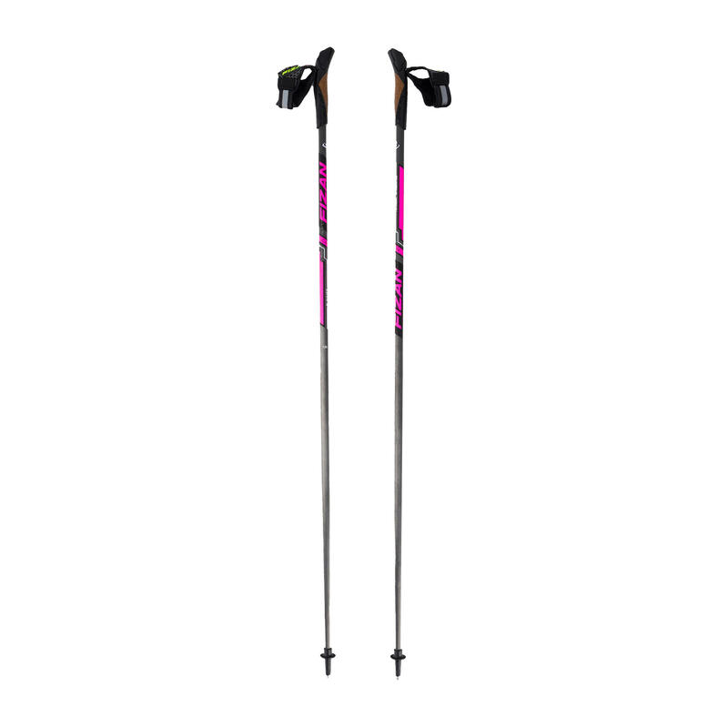 Noordelijke marche Batons Fizan Runner noir et rose S22 CA06 120 cm