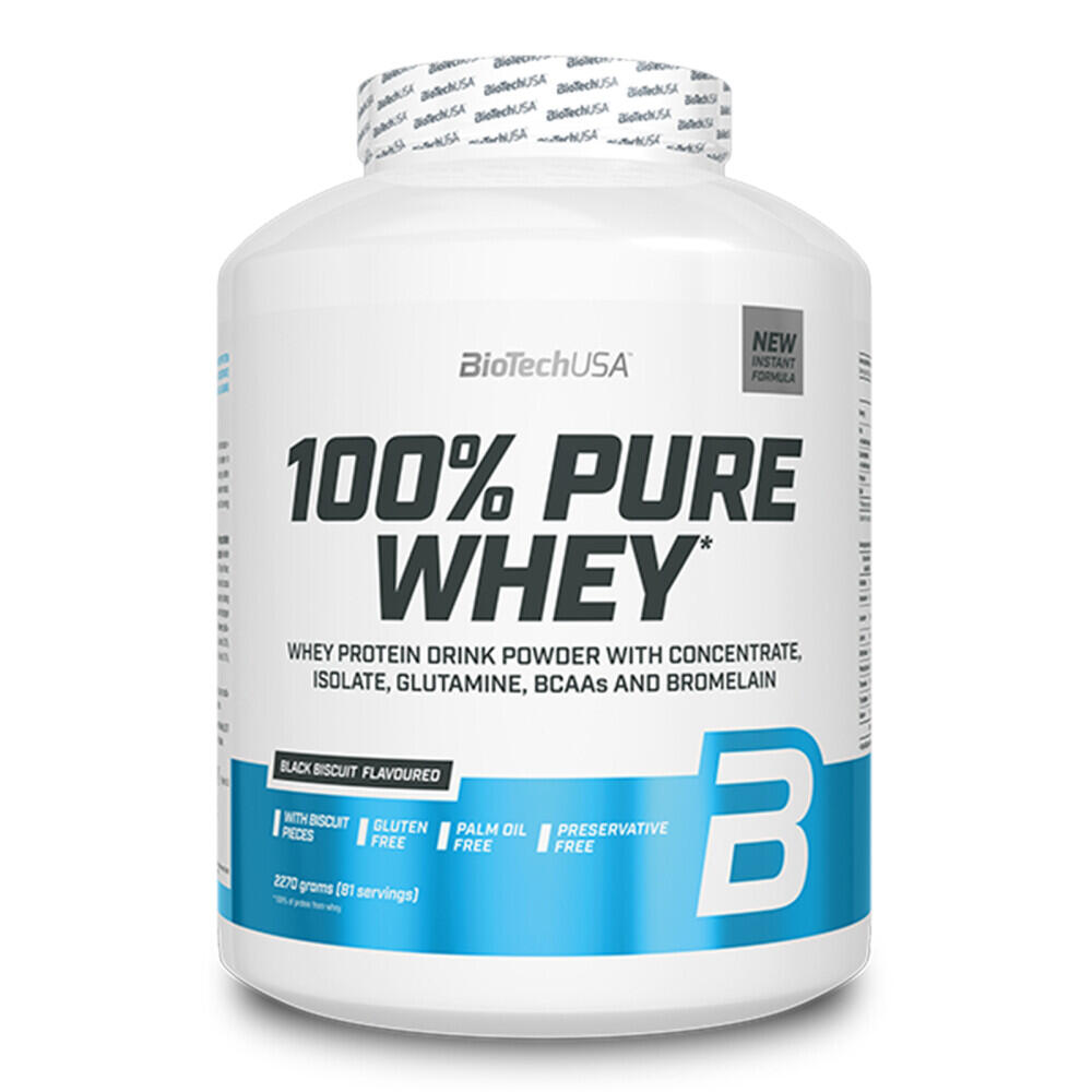 Biotechusa - Whey Concentrée - 100% Pure Whey - Biscuit Noir - Isolat De Whey - Decathlon