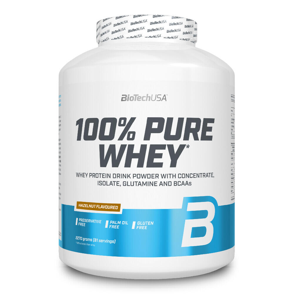 100% pure whey - 2.27kg Avelã da Biotech USA