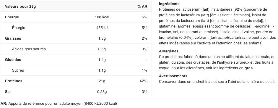 Wei-eiwit - 100% Pure Wei (454g) - Vanille 2/5