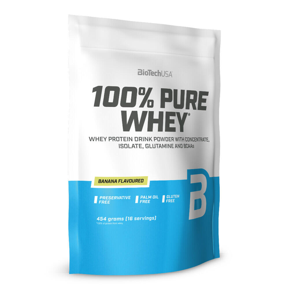 BIOTECHUSA Concentrato di siero di latte - 100% Pure Whey - Banana
