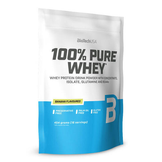 Wei-eiwit - 100% Pure Wei (454g) - Karamel Cappuccino
