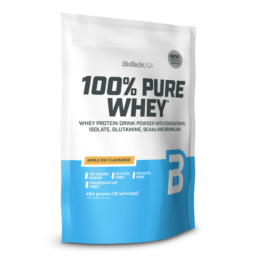 BIOTECHUSA Concentrato di siero di latte - 100% Pure Whey - Torta di Mele