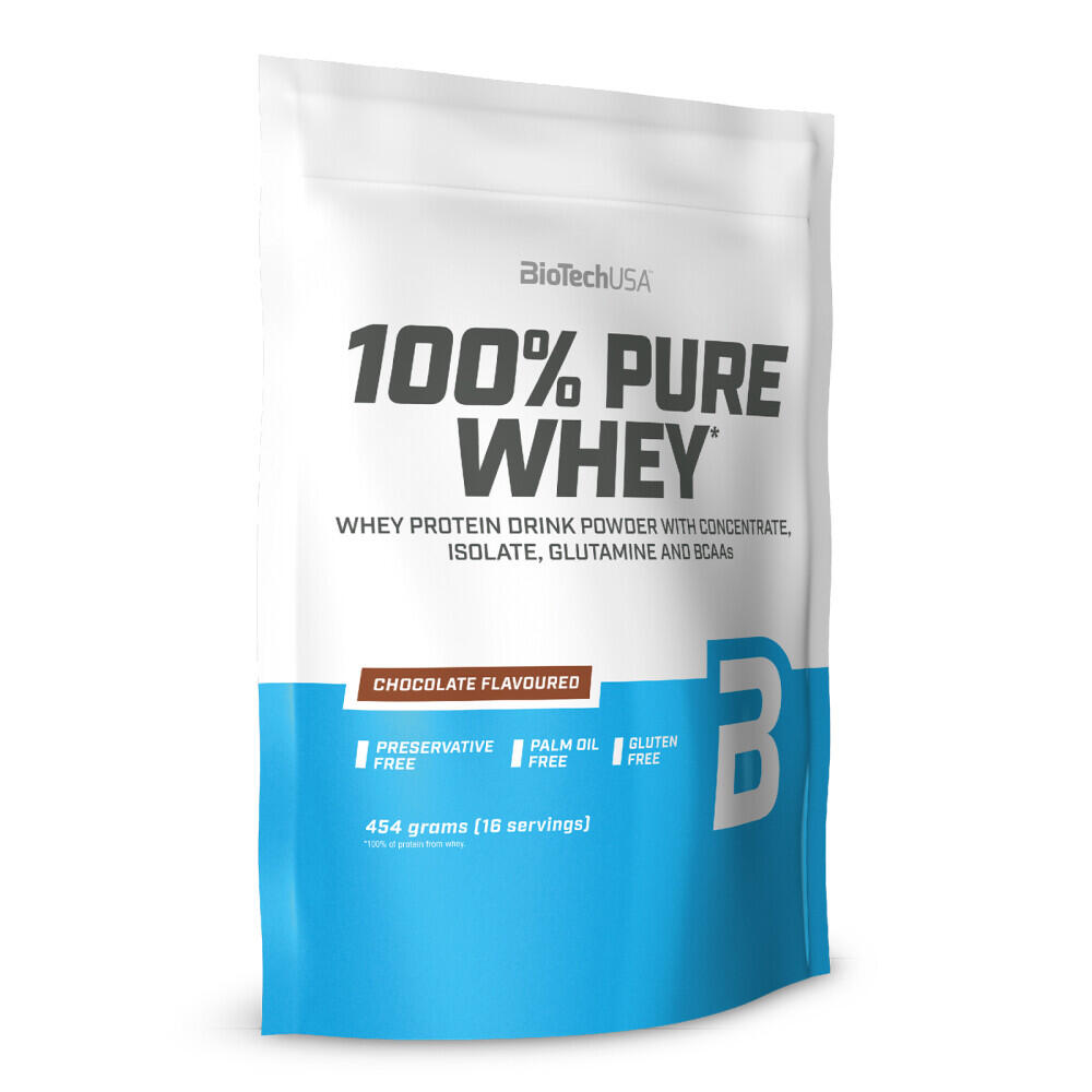 Biotechusa - Whey Concentrée - 100% Pure Whey - Chocolat - Isolat De Whey - 450 G - Decathlon