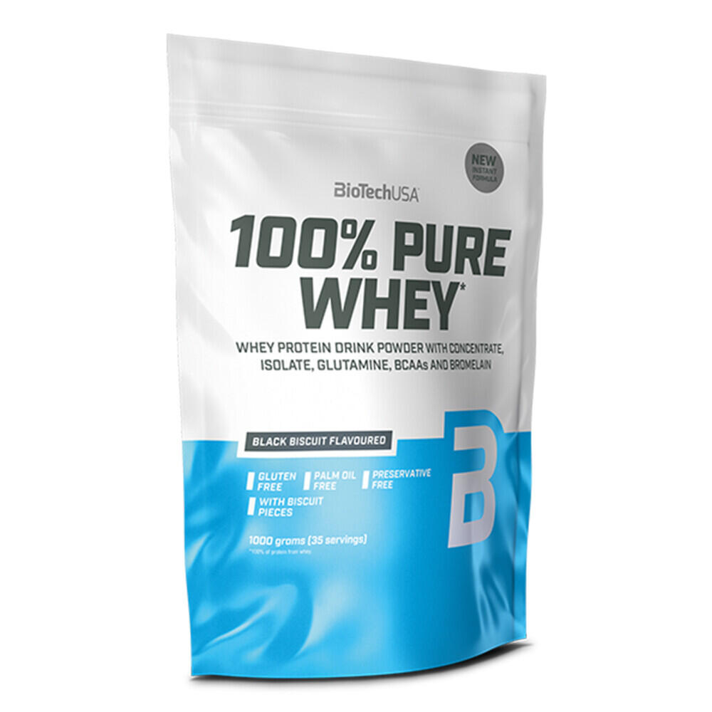 100% Pure Whey - 1kg Black Cookies Biotech USA