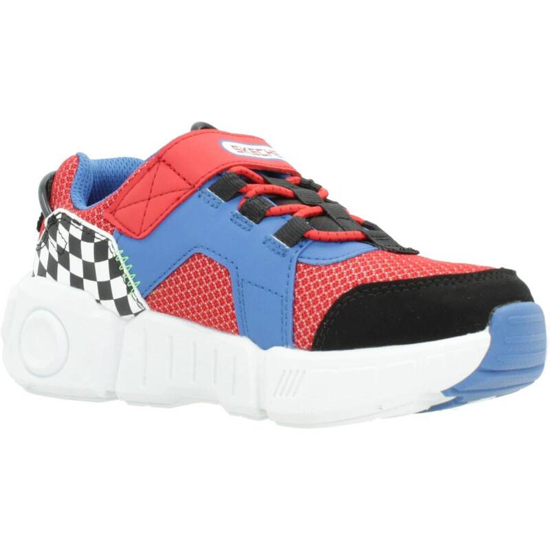 Zapatillas Marcha Niños Skechers Game Kicks Gametronix rojo