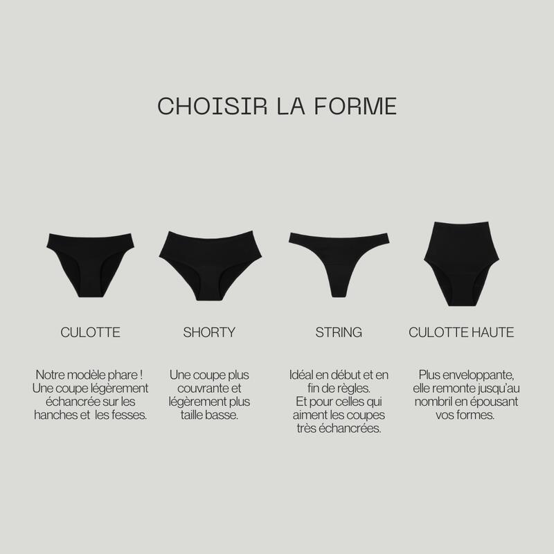 Culotte menstruelle - Flux abondant