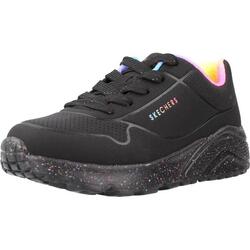 Zapatillas niña Skechers Uno Lite Negro