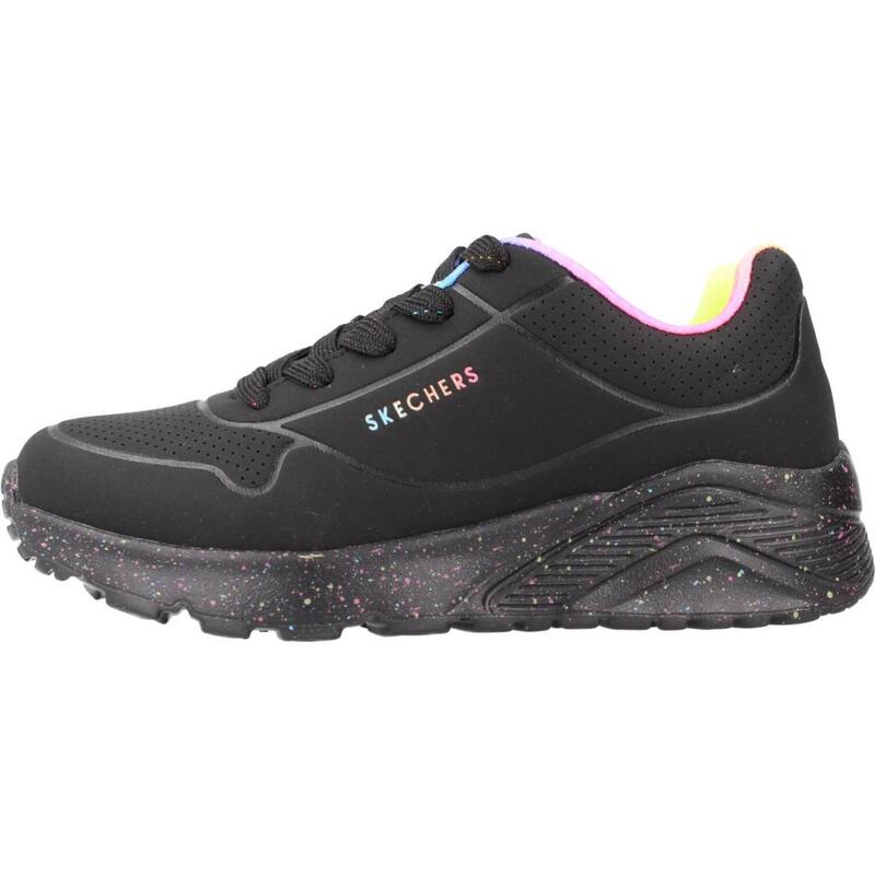 Zapatillas niña Skechers Uno Lite Negro