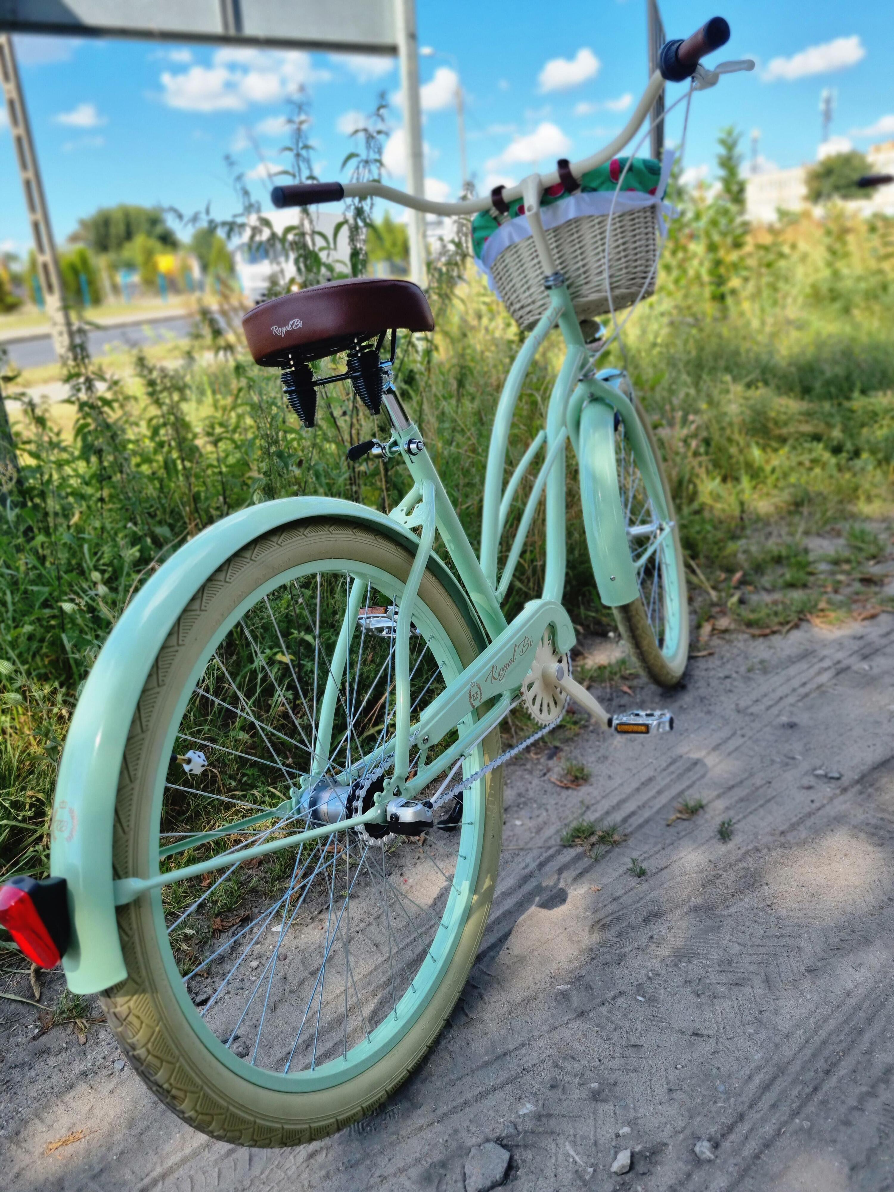 Rower Beach Cruiser Miejski Damski 18,5" 26" 4/4