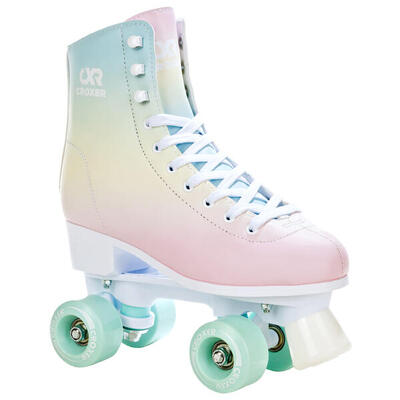 Patines Retro Clásicos Alessa Negro/Menta