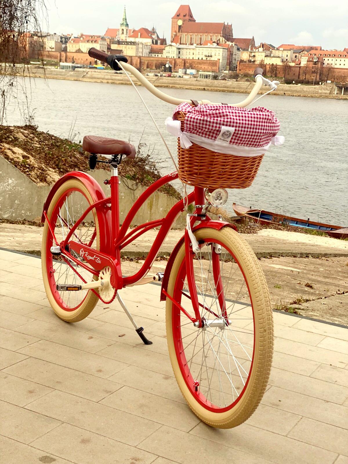 Rower Beach Cruiser Miejski Damski 18,5" 26" 4/4