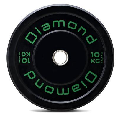 Disco olimpionico bumper Master foro Ø 50 mm Diamond Fitness