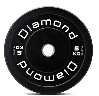 Disco olimpionico bumper Master foro Ø 50 mm Diamond Fitness