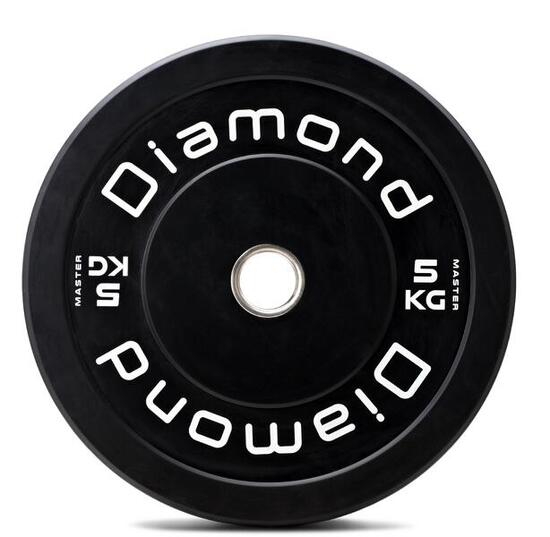 Disco olimpionico bumper Master foro Ø 50 mm Diamond Fitness