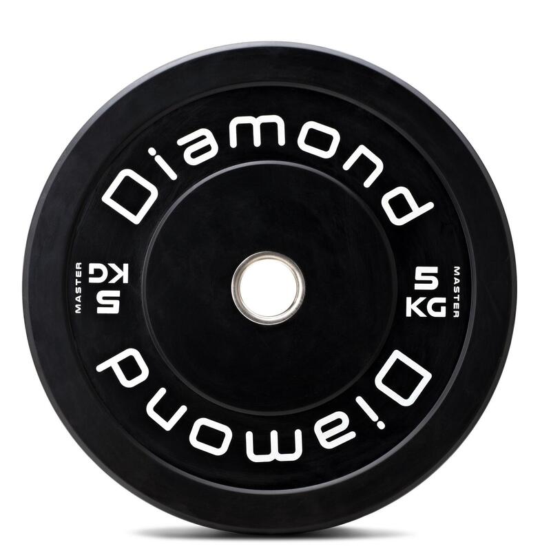 Disco olimpionico bumper Master foro Ø 50 mm Diamond Fitness