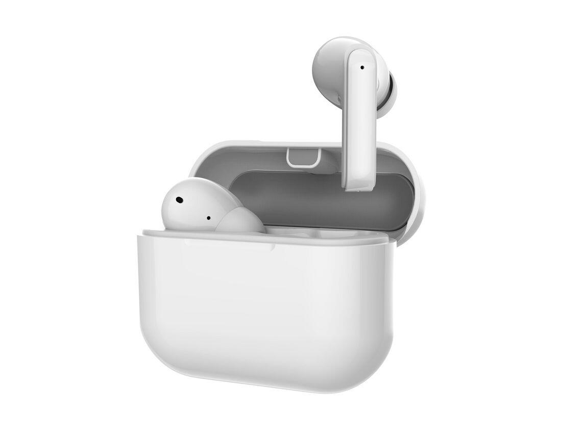 Auriculares Bluetooth Daewoo con estuche de carga/ Autonomía 6h/ Blancos 3/3