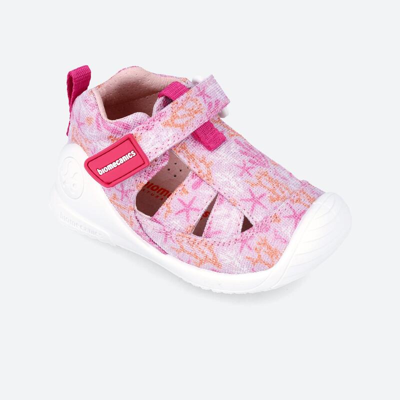 Sandalias Cerradas Niños Biomecanics 242181A Lilas Cierre Adherente