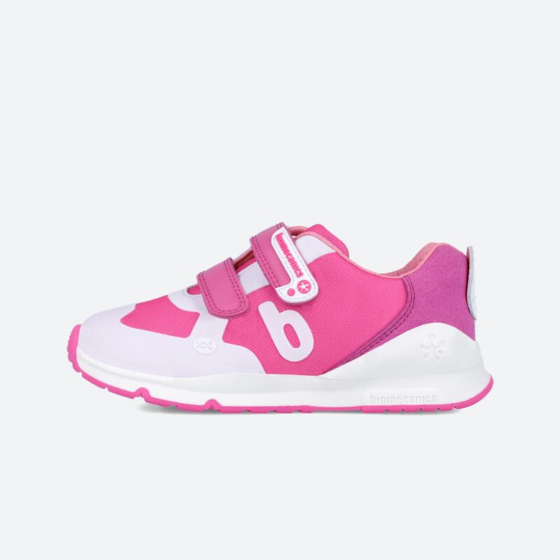 Zapatillas Deportivas Caminar Niños Biomecanics 242221C Fucsias Cierre Adherente