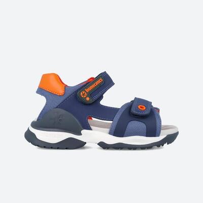Sandalias Niños Biomecanics 242282A Azul marino Doble Cierre Adherente