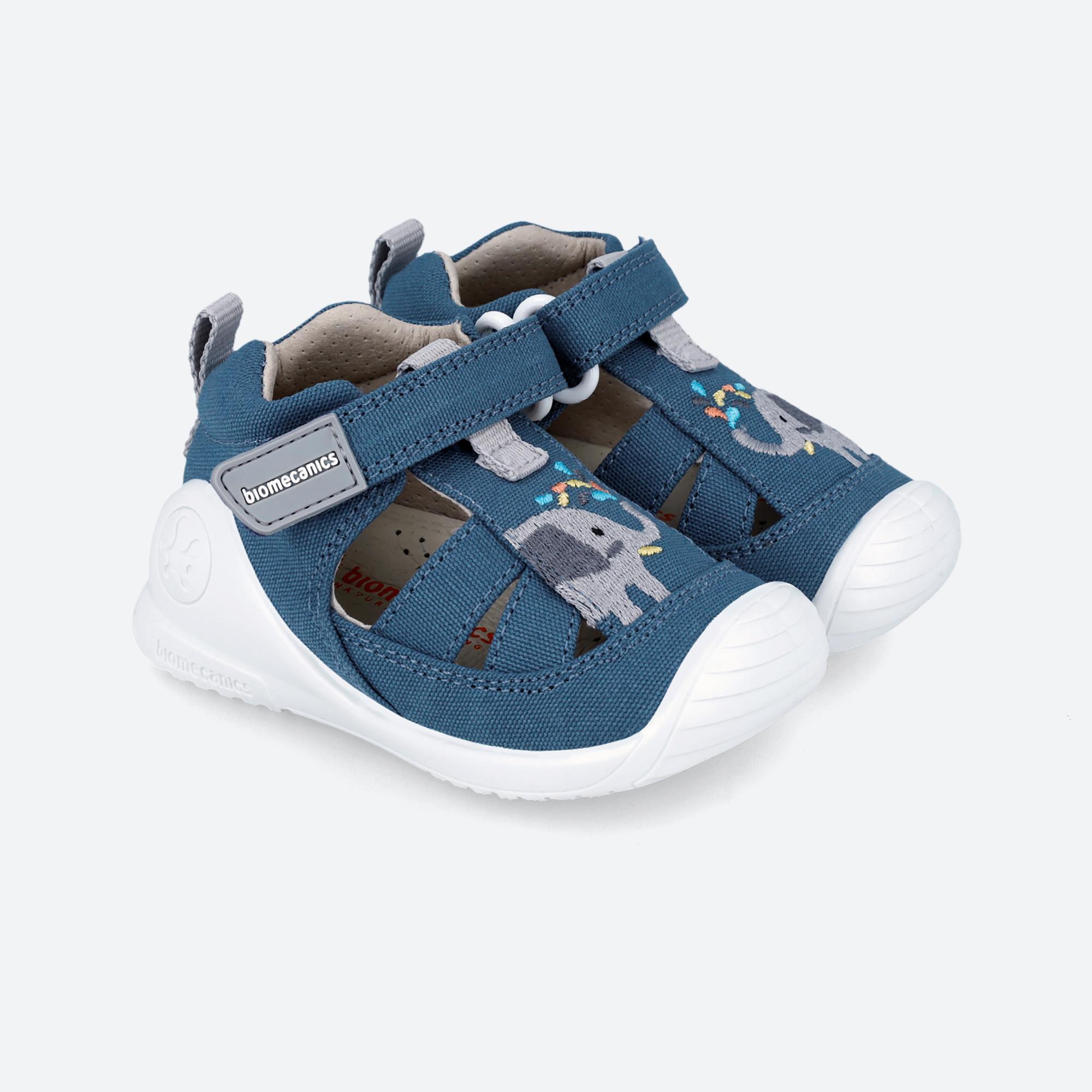 Sandali Biomecanics Modello 242183b Colore Blu 2/6