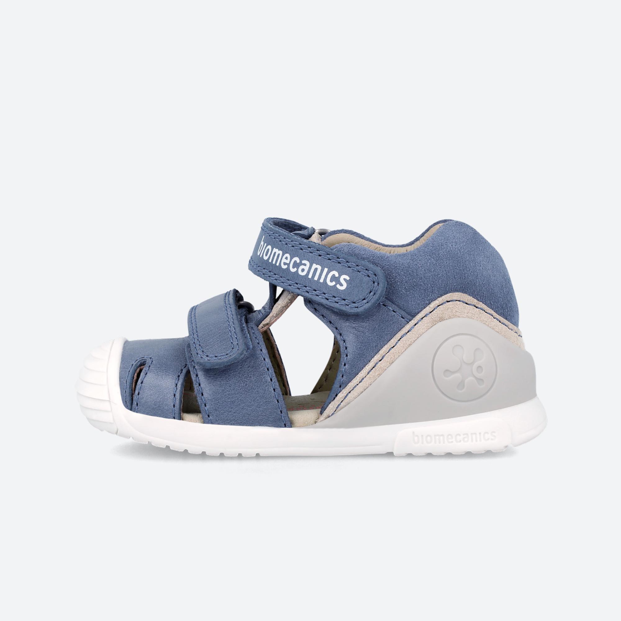Sandalias Cerradas Niños Biomecanics 242126A Azules Cierre Adherente 5/6